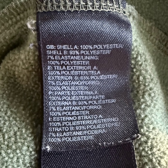 NWOT The North Face Men’s Olive Green Half-Zip Pullover! Large! - Picture 9 of 10